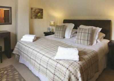 Heather's master bedroom with superking bed